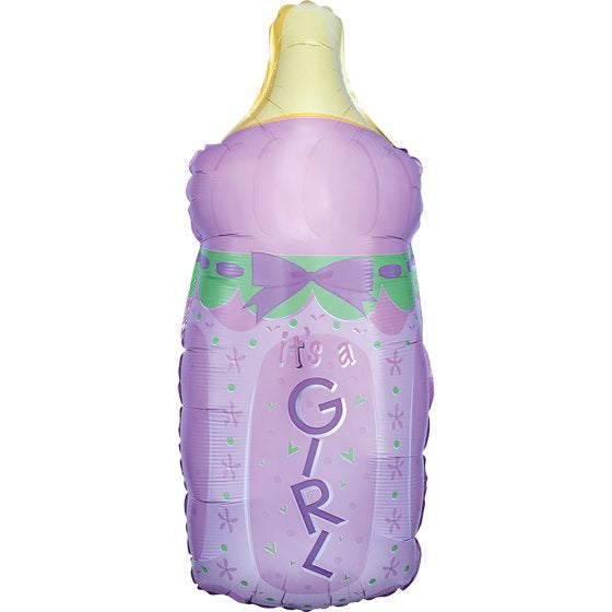 SUPERSHAPE XL IT'S A GIRL BABY BOTTLE P30